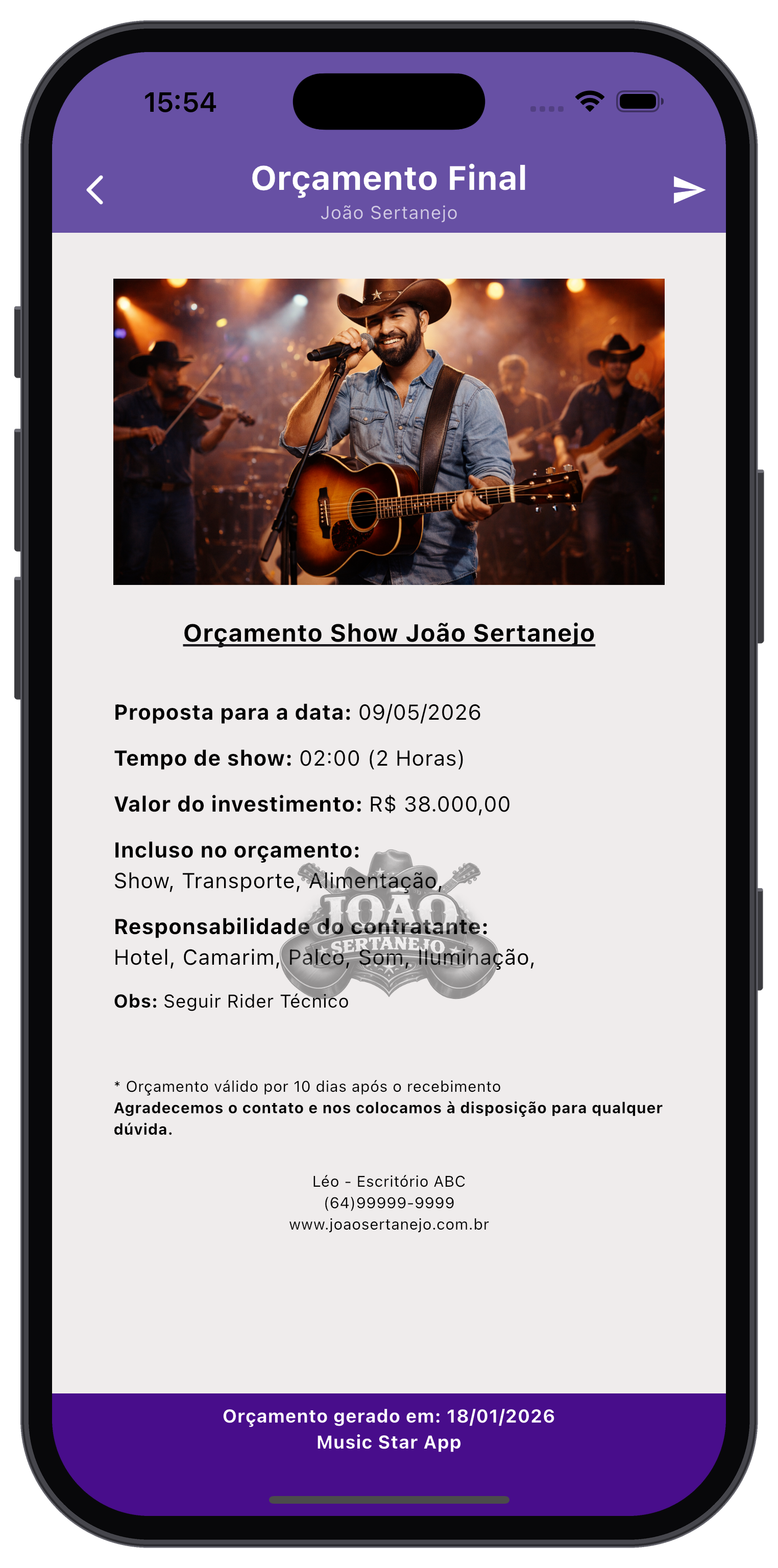 Show em São Paulo